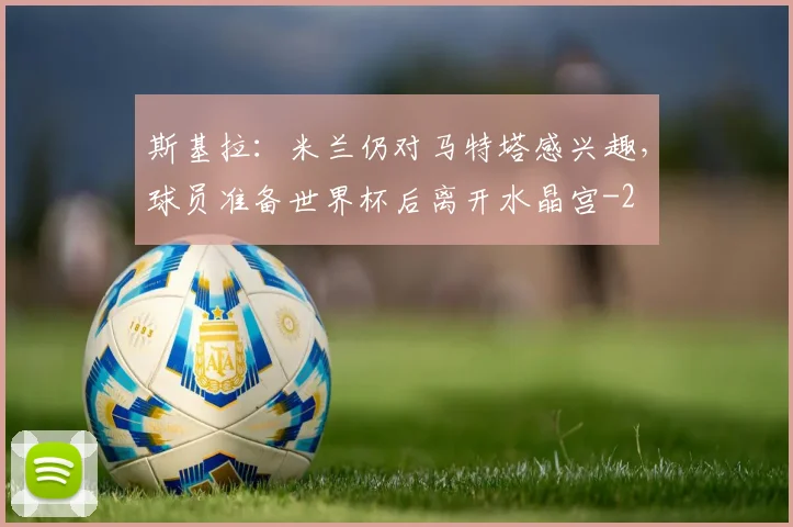 斯基拉：米兰仍对马特塔感兴趣，球员准备世界杯后离开水晶宫
