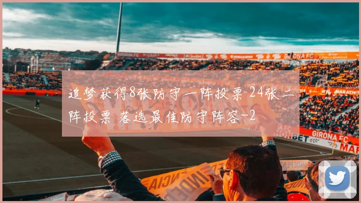 追梦获得8张防守一阵投票 24张二阵投票 落选最佳防守阵容