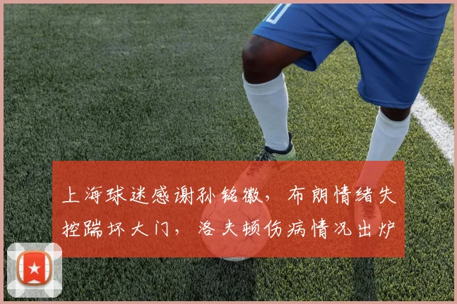 上海球迷感谢孙铭徽,布朗情绪失控踹坏大门,洛夫顿伤病情况出炉